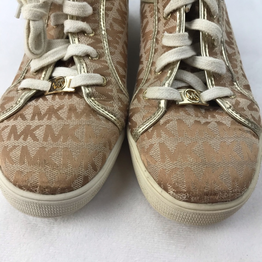 Michael Kors Cali Starla 2 Metallic Sneakers - Picture 2 of 5